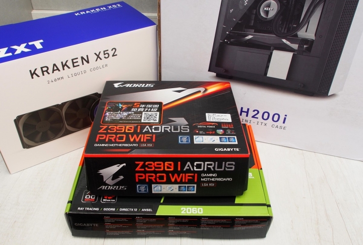 水冷小鋼炮 Gigabyte Z390 I AORUS PRO WIFI 組裝開箱