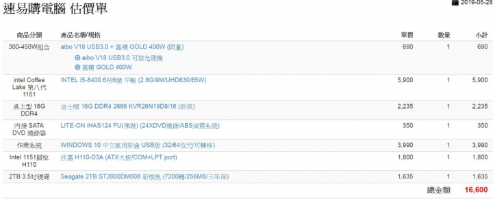 請問公司使用求穩定自組大約同等級同價格會比這台品牌電腦優嗎?
