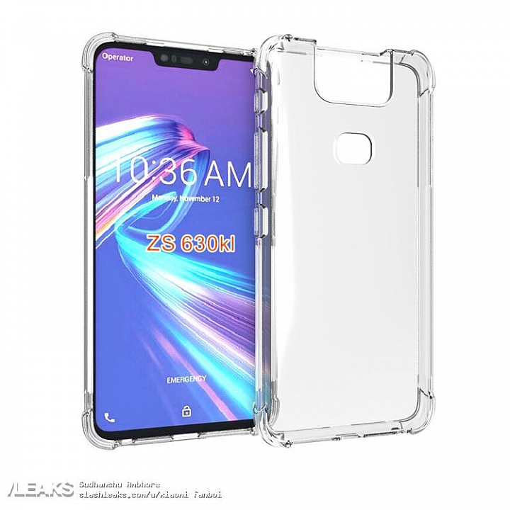 華碩ZenFone 6保護殼曝光！滑蓋Out、主相機空隙讓人很在意