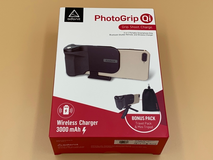 很有邏輯的拍攝兵器 - Adonit PhotoGrip Qi 無線充電藍牙攝影握把