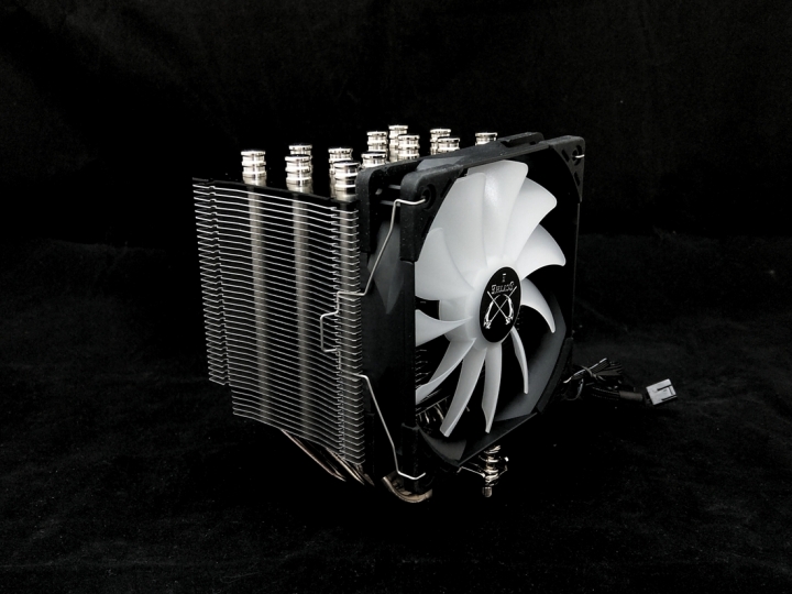 AMD Ryzen超頻使用的最佳散熱解決方案,Scythe鐮刀無限五RGB黑化版 開箱測試分享