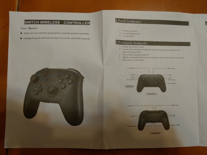 疑似買到Switch Pro手把的高仿品