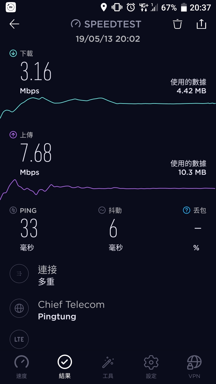 亞太的網速跟訊號也太悲劇