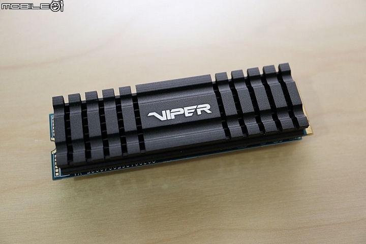 高效能,散熱片輔助 Patriot 博帝 VIPER VPN100 1TB 開箱