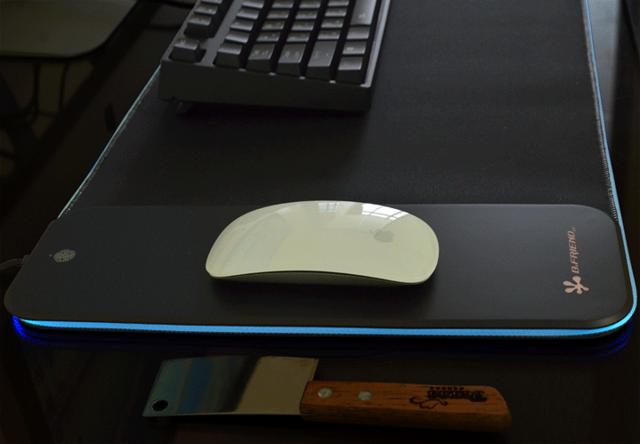 《 B.FRIEND MP20 手機無線充電RGB電競滑鼠墊 》燃燒吧!小宇宙~