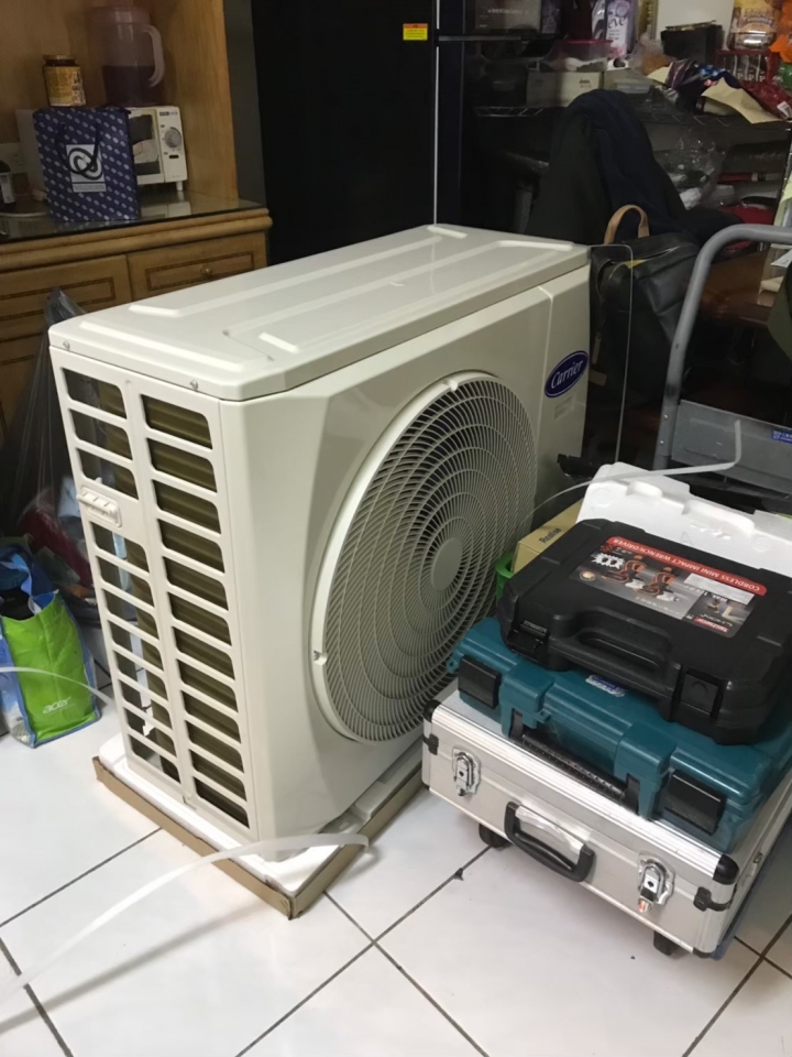 開利冷氣7.2KW大坪數客廳安裝心得與分享