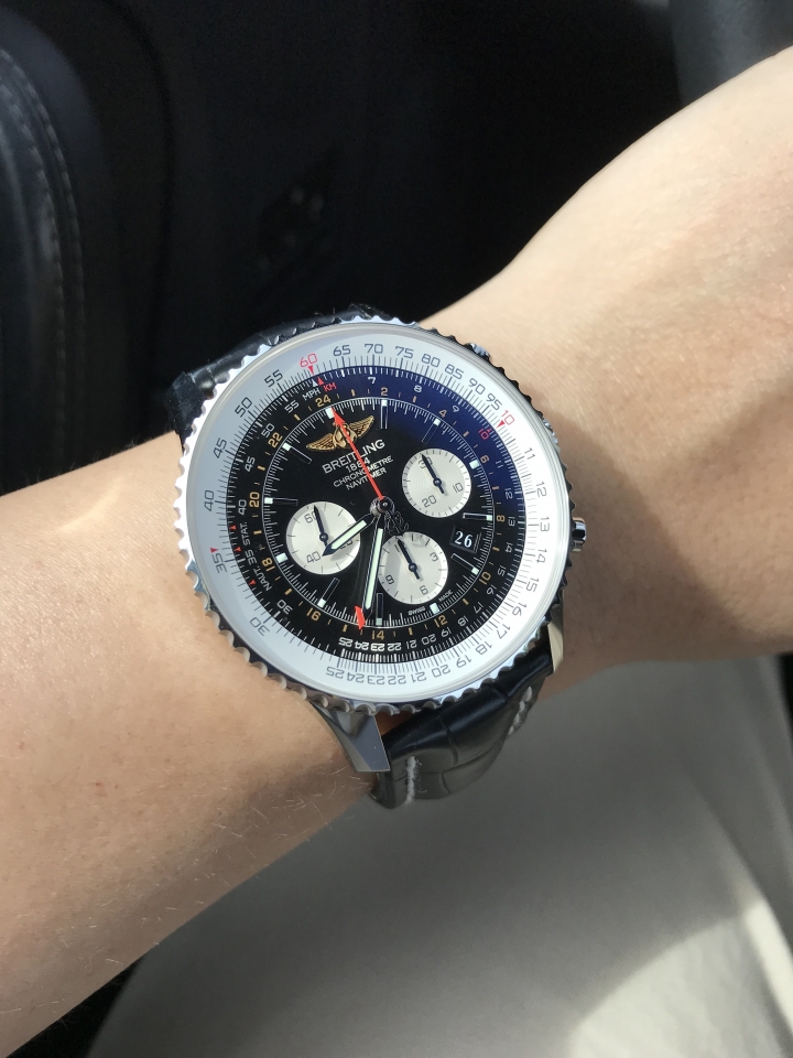 Breitling Navitimer 1 GMT 48mm 開箱