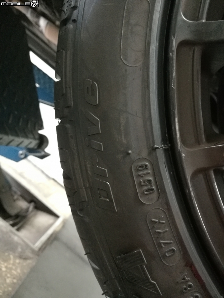 百路馳 BFGoodrich Advantage T/A Drive 磨耗測試 ( 50,000公里，下課 )