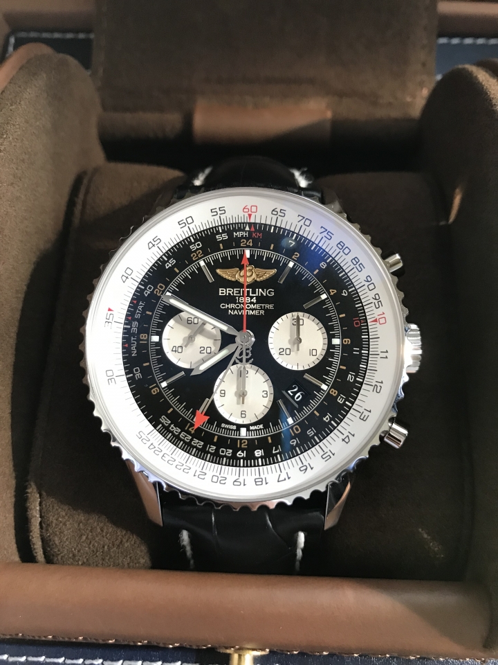 Breitling Navitimer 1 GMT 48mm 開箱