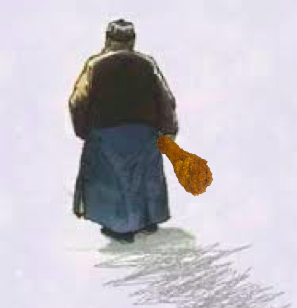 麥脆雞・背影