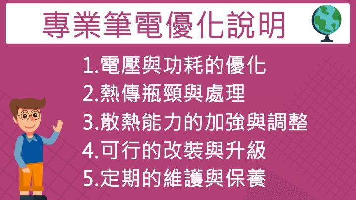 筆電降電壓優化調整的原理其實我們國中都有學過,效果也很容易證明