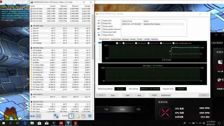 ASUS GX502GV 詳細解析與優化調整+液金處理之後的差距和應用價值