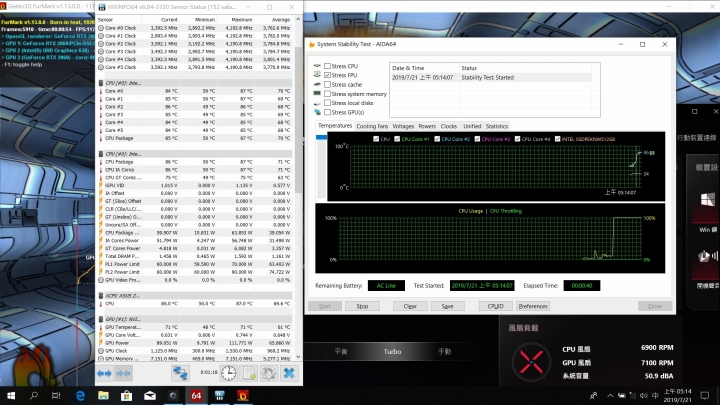 ASUS GX502GV 詳細解析與優化調整+液金處理之後的差距和應用價值
