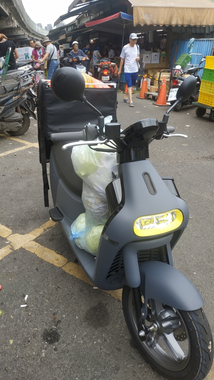 gogoro3買菜車,讓你成為菜市場中的明星