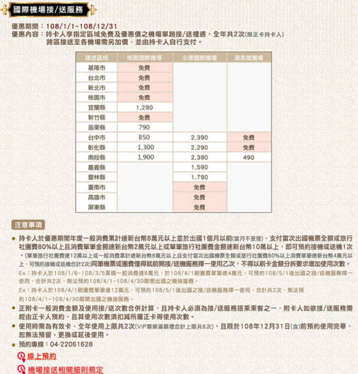 佛心來著,台中銀行世界卡