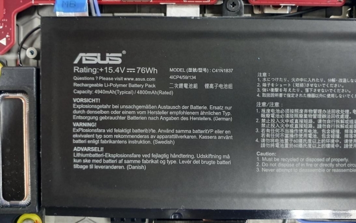 ASUS GX502GV 詳細解析與優化調整+液金處理之後的差距和應用價值