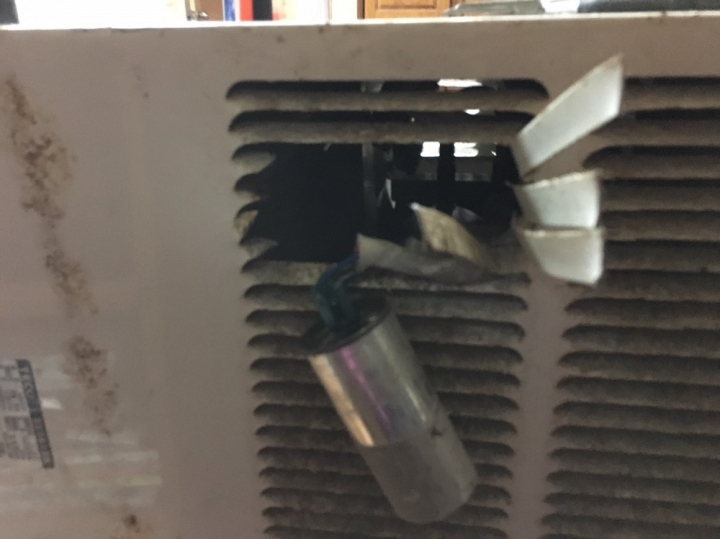 窗型冷氣不冷只有送風,DIY壓縮機啟動電容