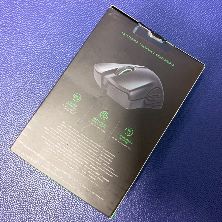 Razer 曼巴 Mamba 無線電競滑鼠開箱 !