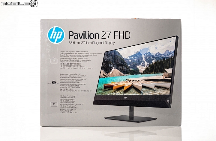 HP Pavilion 27 FHD顯示器 大螢幕玩手機享受B&O Play音效
