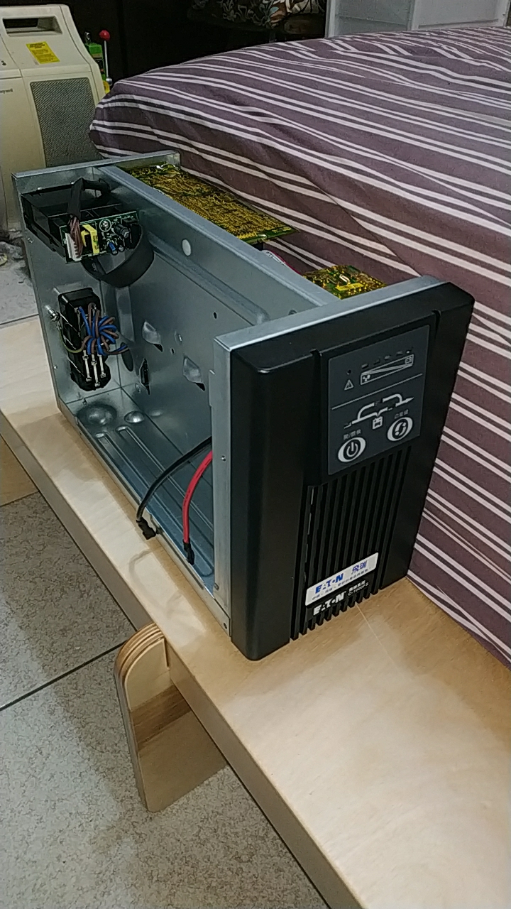 更新20191004,改裝UPS-飛瑞C-1000FS鋰鐵電池組(24V)