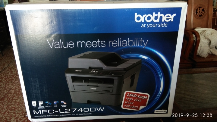 Brother MFC-L2740DW開箱