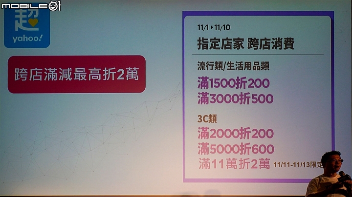 Yahoo奇摩雙11檔期優惠整理 人品好不花錢也可以中大獎