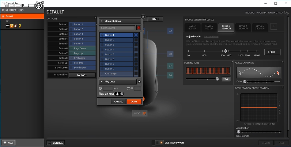 SteelSeries Sensei Ten 滑鼠 十週年經典造型回歸