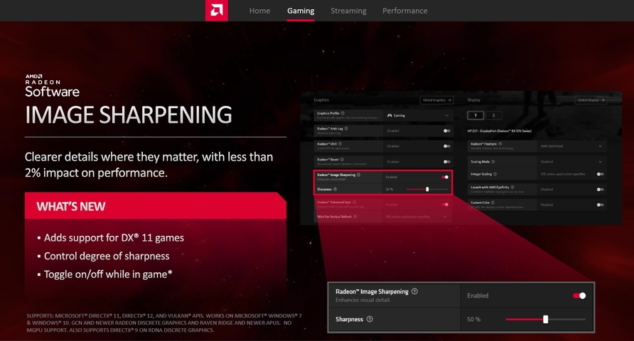 AMD Radeon Software Adrenalin 2020版推出 新增遊戲加速遠端遊玩跨網域