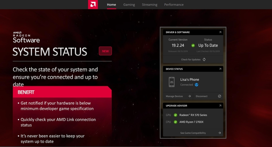 AMD Radeon Software Adrenalin 2020版推出 新增遊戲加速遠端遊玩跨網域