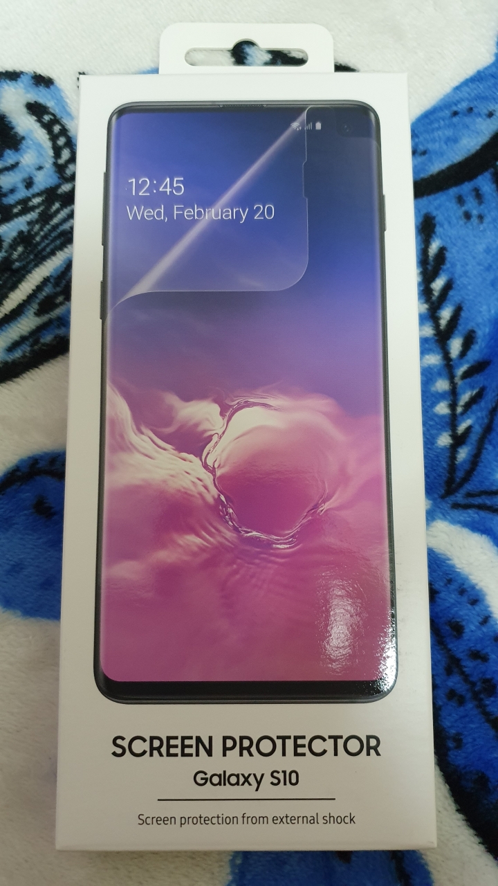 Samsung Galaxy S10 原廠保護貼 開箱