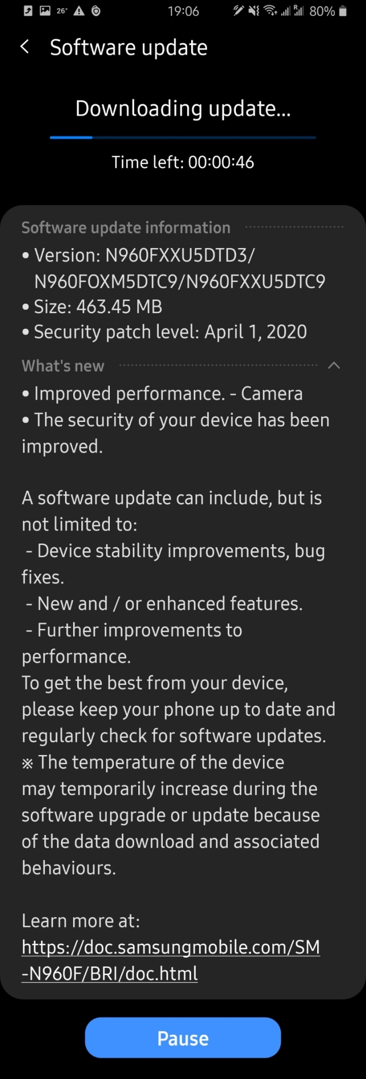 Note 9新更新 (4/27)