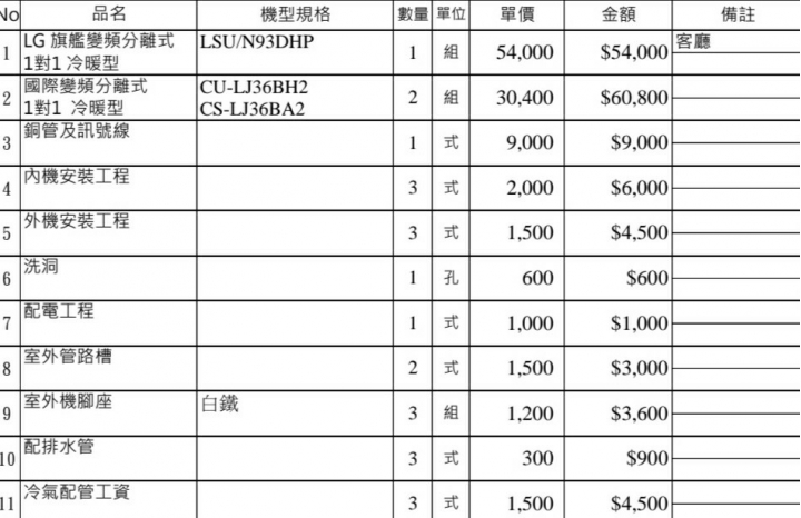 13坪客廳LG旗艦冷暖空調分享