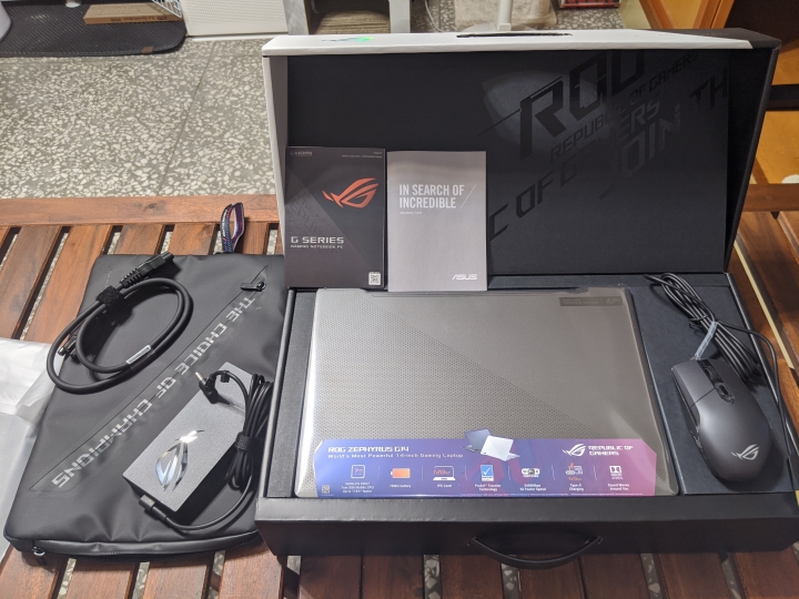 ROG Zephyrus G14 GA401IU 日蝕灰開箱