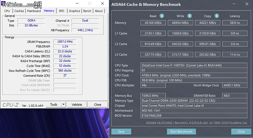 MSI GE66 Raider 10SGS 測試報告 全新外觀搭強效核心!