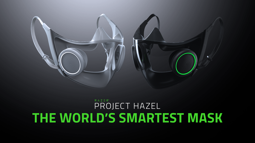 【CES2021】防疫也要潮! Razer 發表『Project Hazel』智慧口罩概念產品!