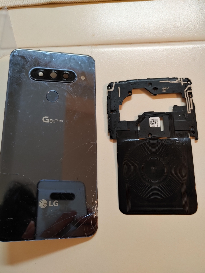 lg g8s更換玻璃背蓋，