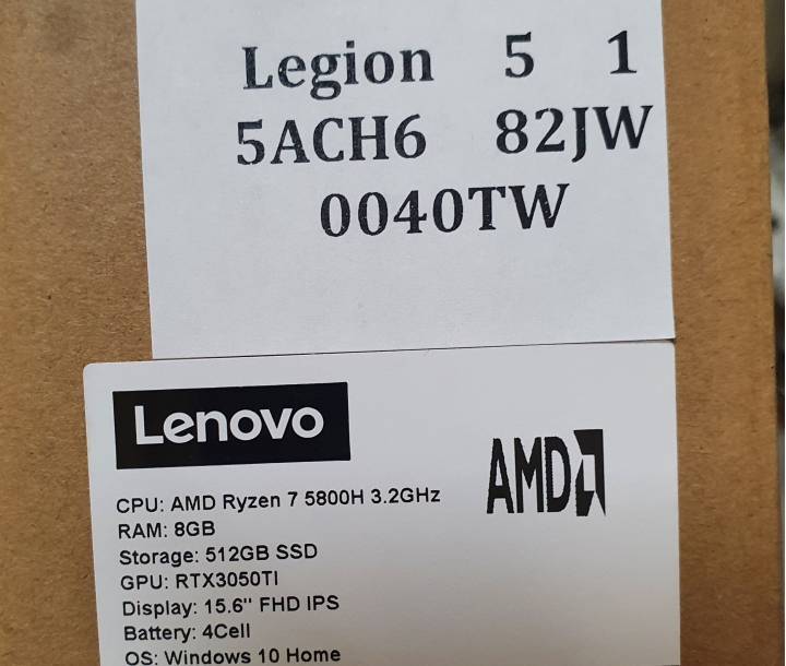 Lenovo Legion 5 2021 3050 Ti 微開箱