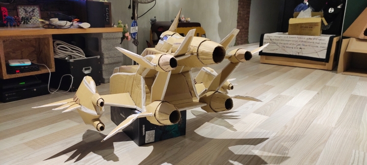 紙箱模型製作-SeedDestiny永恆號戰艦