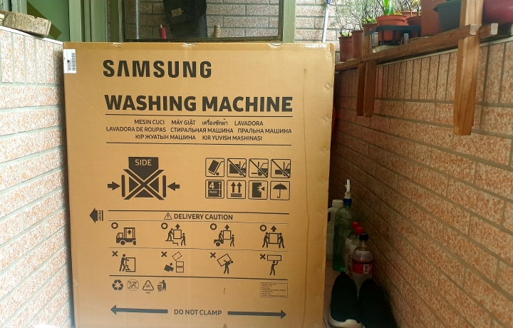 SAMSUNG WD90T534DBN三星9+6kg殺菌滾筒AI衣管家洗劑自動投入+數位變頻馬達11年保固 蒸洗脫烘開箱