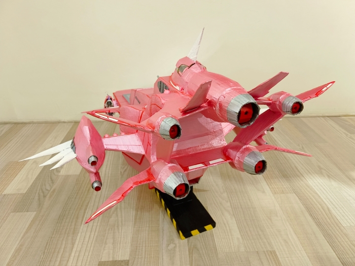 紙箱模型製作-SeedDestiny永恆號戰艦