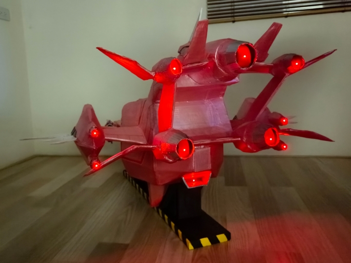 紙箱模型製作-SeedDestiny永恆號戰艦