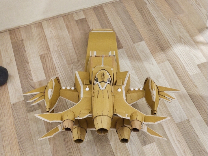 紙箱模型製作-SeedDestiny永恆號戰艦