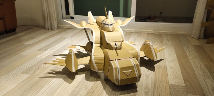 紙箱模型製作-SeedDestiny永恆號戰艦
