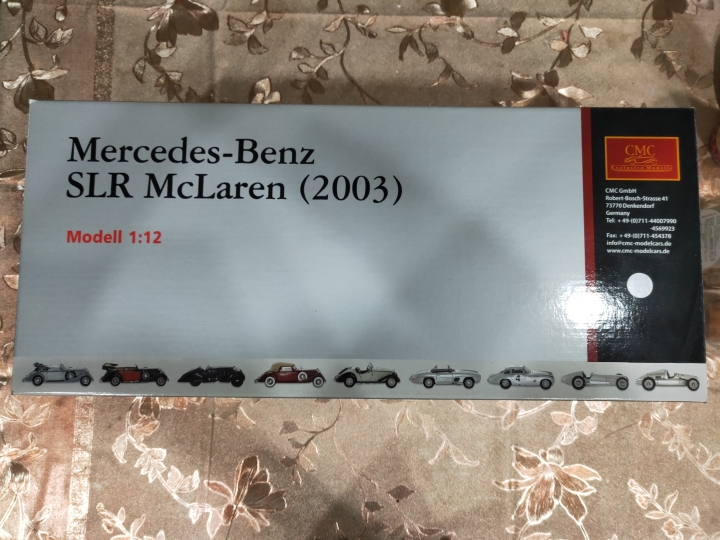 【模型開箱】12分之一的夢想! 1/12 CMC Mercedes-Benz SLR McLaren