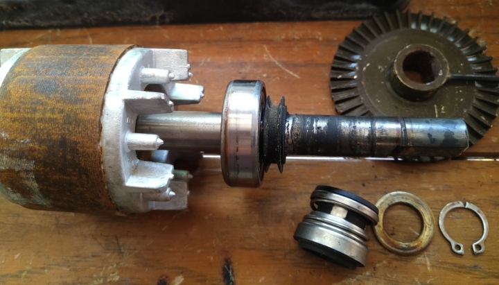 大井 加壓馬達 1/4 HP 拆機維修 換軸承及軸封