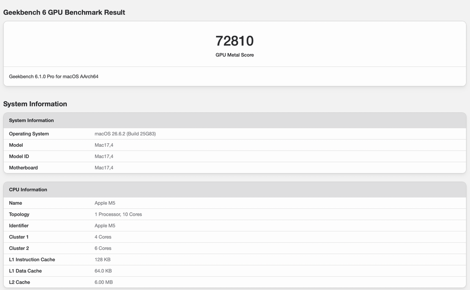 Apple MacBook Air 15 M5｜M5 效能表現如何？從 M4 升級值得嗎？
