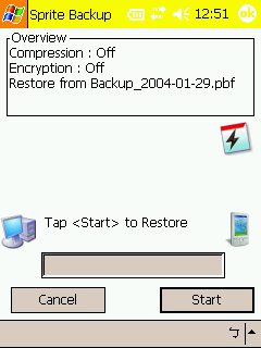 [軟體分享與教學] PDA備分軟體.........使用Sprite Backup