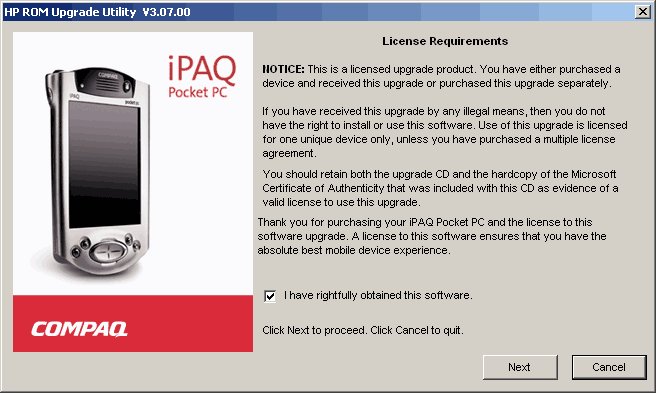[新聞] iPAQ39XX 升級至 Pocket PC 2003 英文版出貨啦