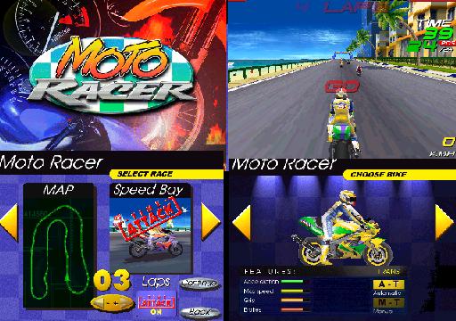 懷念以前玩的遊戲....MOTO RACER .摩拖雷神1代