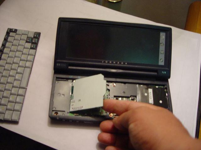 HP Jornada 720 (日文) 换英文ROM和键盘过程